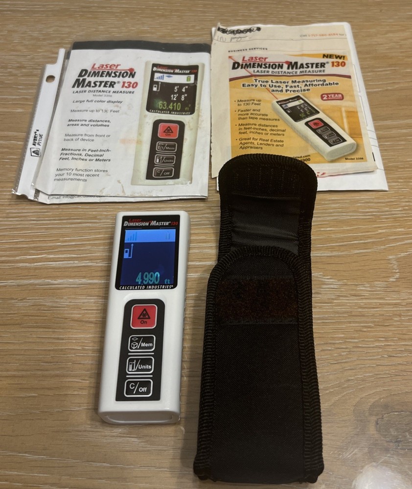 Calculated Industries No. 3356 Laser Dimension Master 130