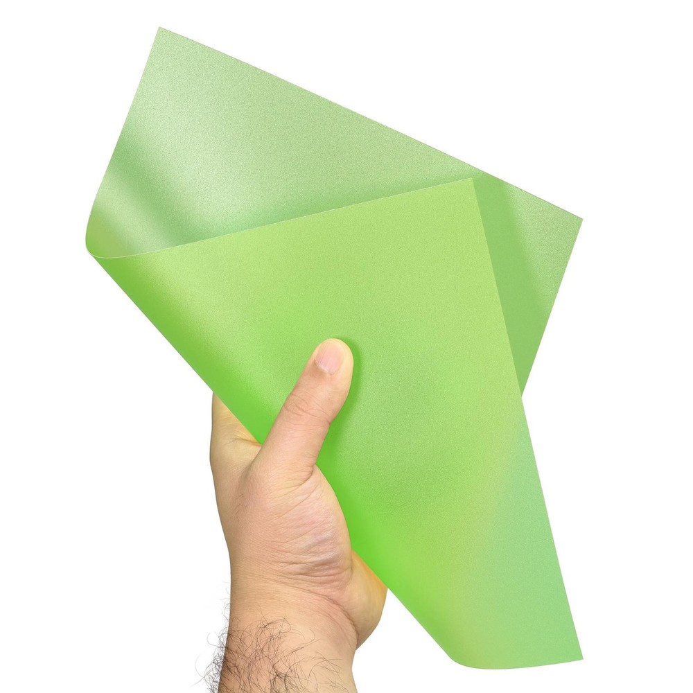 4pcs Gel Light Lighting Filter Plastic PVC Matte Green Sheets