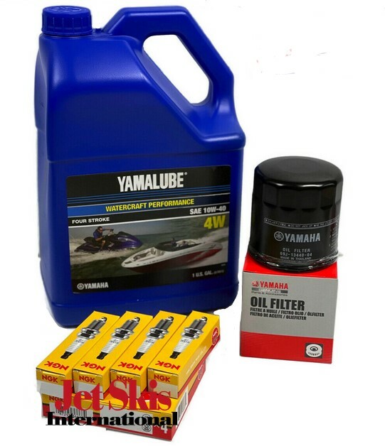 Yamaha Oil Change Kit w/ Filter FX-SVHO FZ GP1800 69J-13440-03-00 NGK Spark Plug