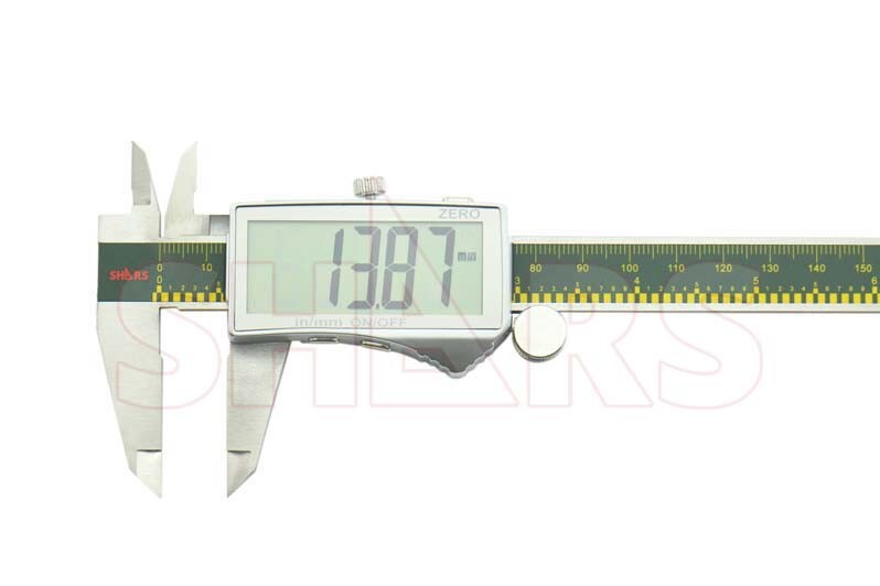 SHARS 6" / 150mm Large LCD Electronic Digital Caliper .0005” New ^]