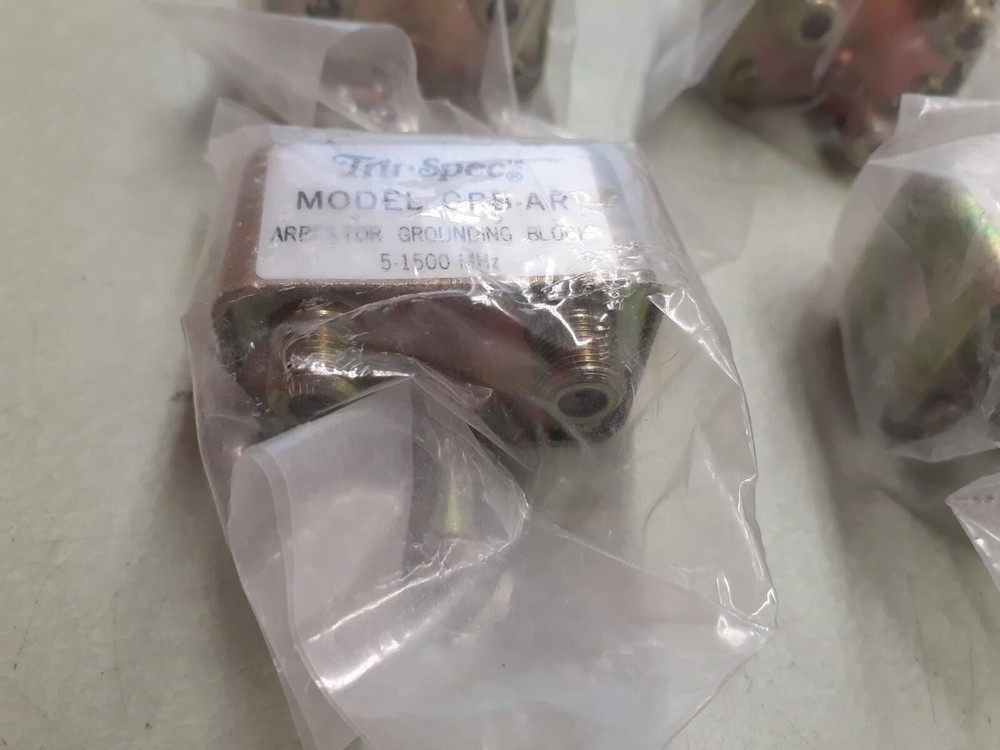 (4) Tru Spec GRB-AR Arrestor Grounding Block