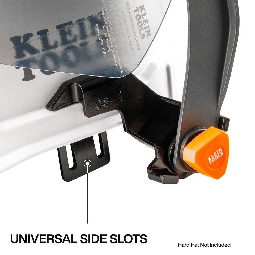 Klein Tools 03601 Arc Flash Face Shield, Cap-Style / Safety Helmet