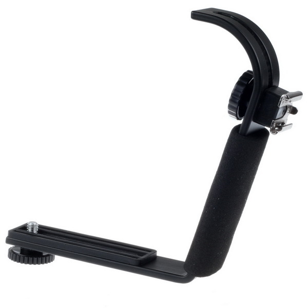 D Shaped Adjustable Hot Shoe Flash L Bracket Grip Mount Fr Camera LED Speedlite
