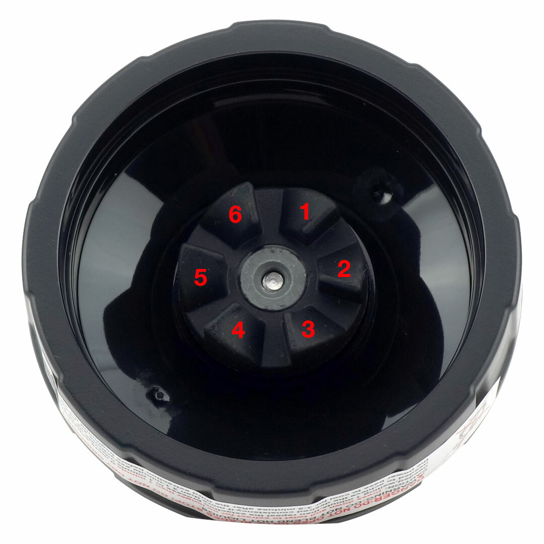 Pro Extractor Blade 431KKU480 for Nutri Ninja Auto-iQ BL480 BL682 BL640 6 fins