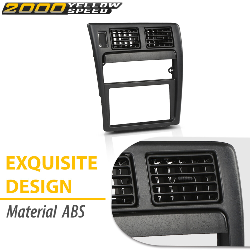 Dash Center Air Vent Radio Bezel Trim W/ Cup Holder Fit For 95-97 Toyota Tacoma