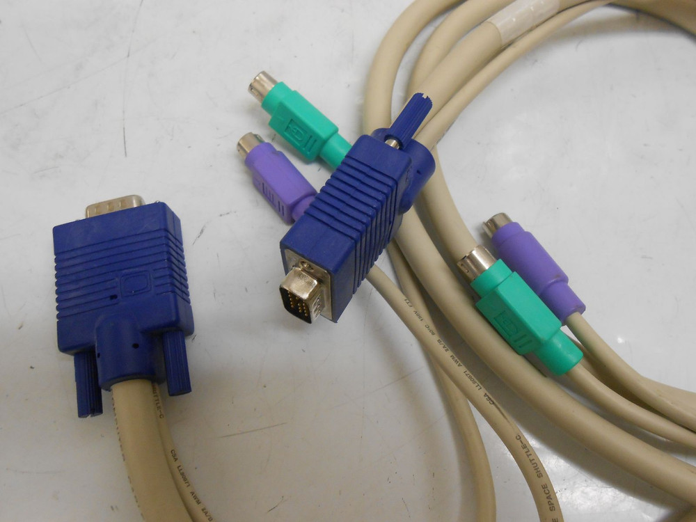 AVOCENT CPS2-6A 6' PS2/PS2/VGA KVM SWITCHING CABLE