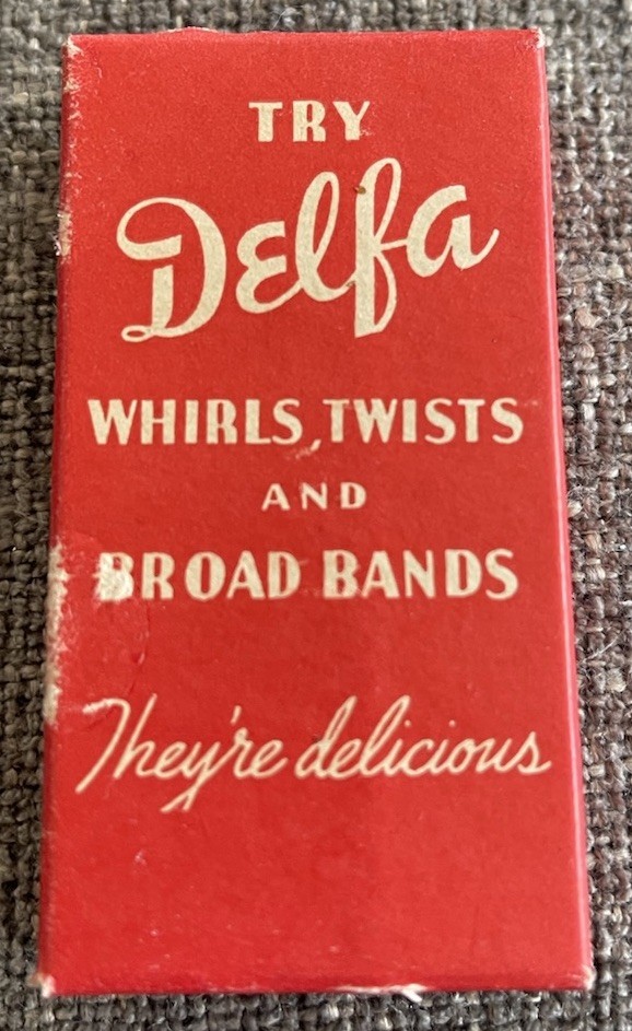 Vintage 1950’s DELFA LICORICE CIGARETTES Unopened Box New Old Stock RARE!!!