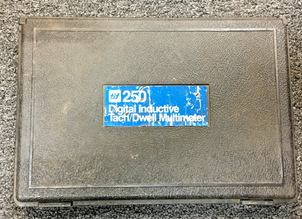TIF 250 Digital Inductive Tach/ Dwell Multimeter WITH Case, USA, UNTESTED