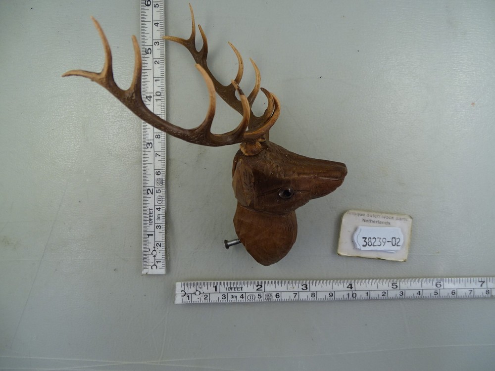 CUCKOO CLOCK STAG HEAD WITH ANTLERS VARIOUS SIZES AVAILABLE