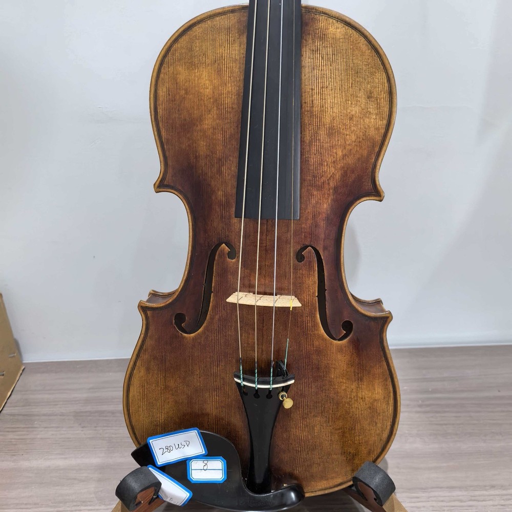 SurpassMusic 4/4 Violin Outfit Maple Back Solid Spruce Top with Case&Bow