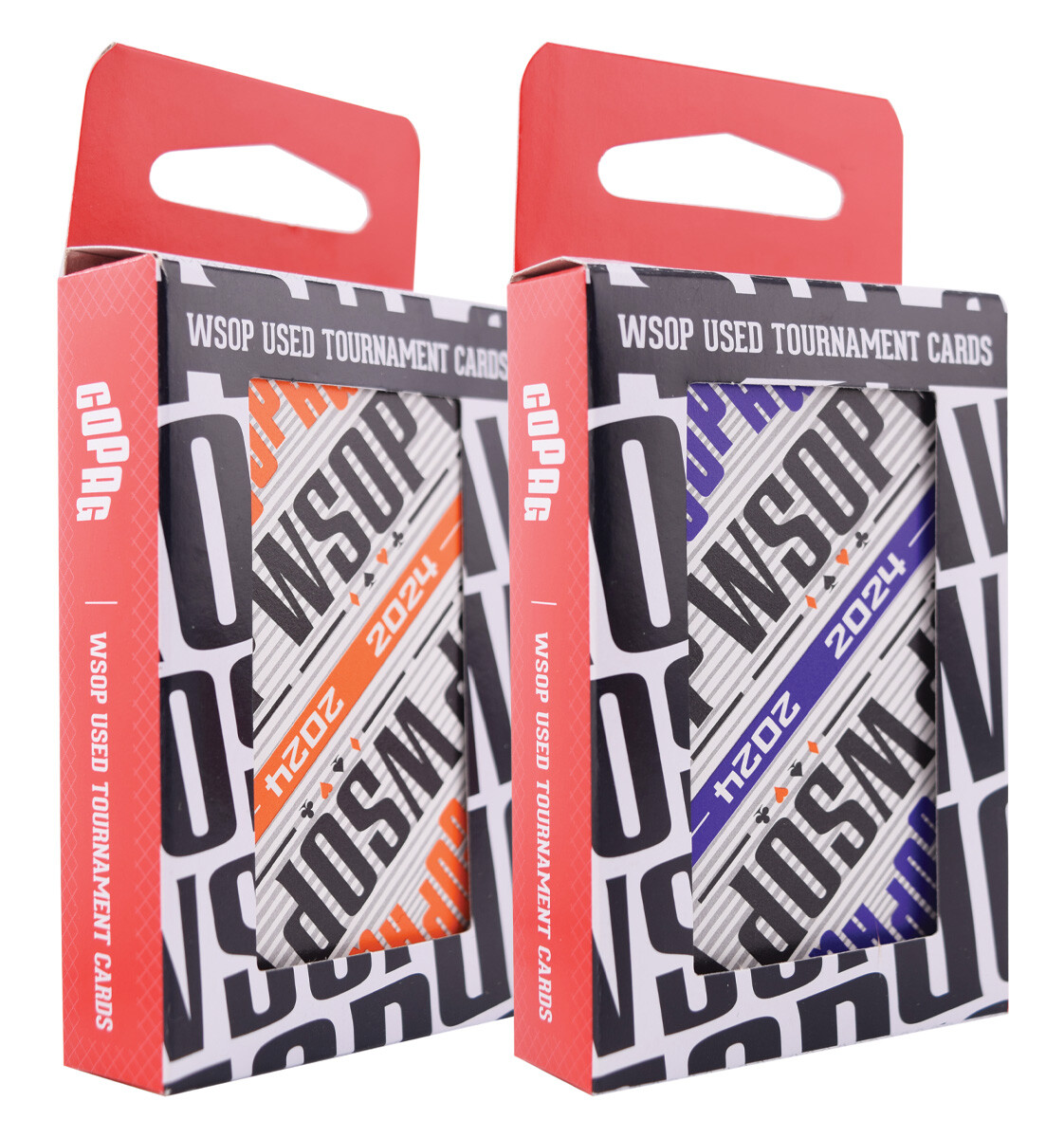 Copag WSOP 2024 Used Modern 100% Plastic Cards Bridge Standard Index Setup