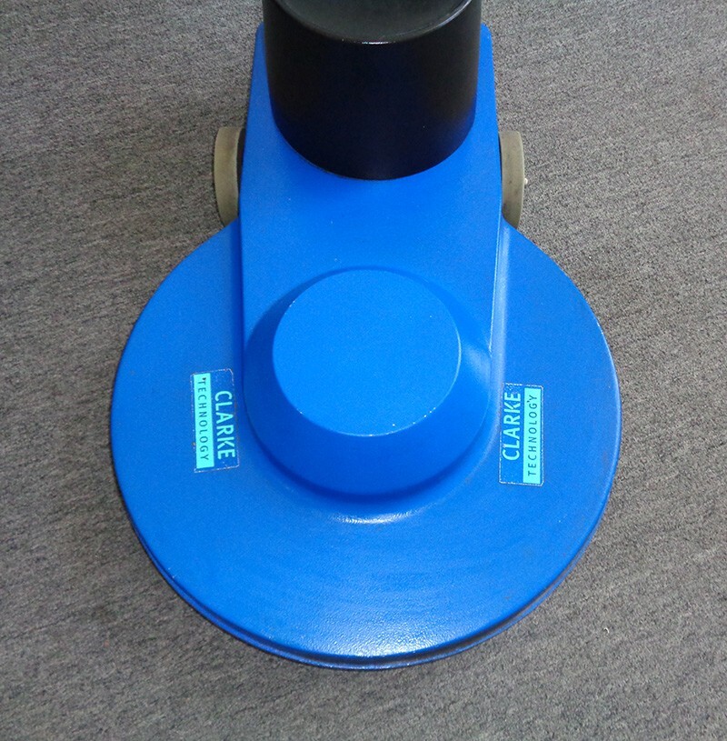 20" CLARKE HIGH SPEED FLOOR BUFFER, REMOVABLE HANDLE, USED