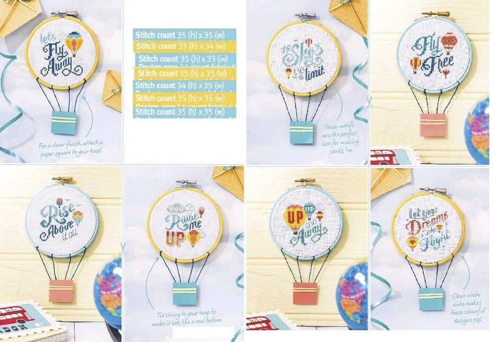 FLYING HIGH  CROSS STITCH PATTERN ONLY    EK - RPP