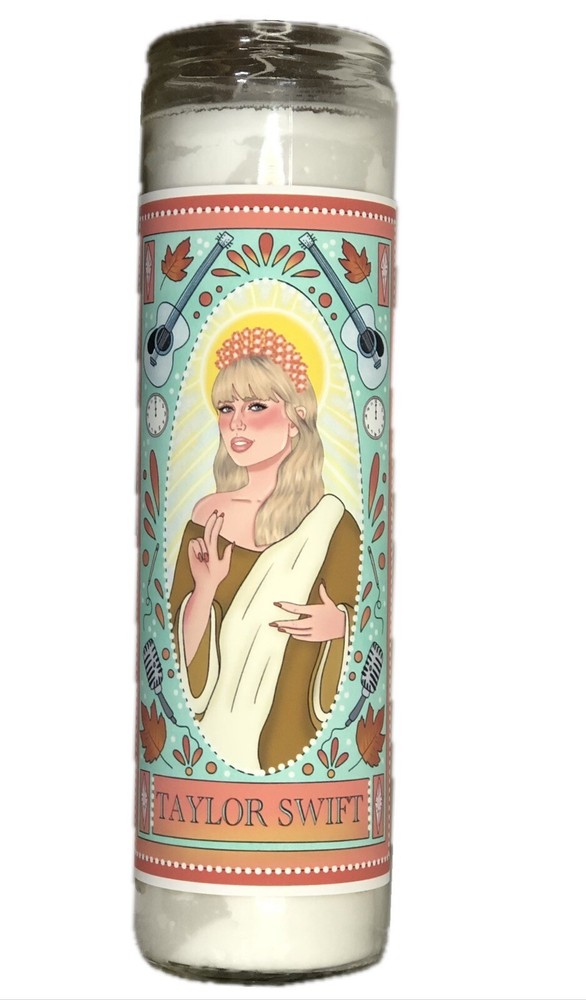 Taylor Swift Saint Prayer Candle