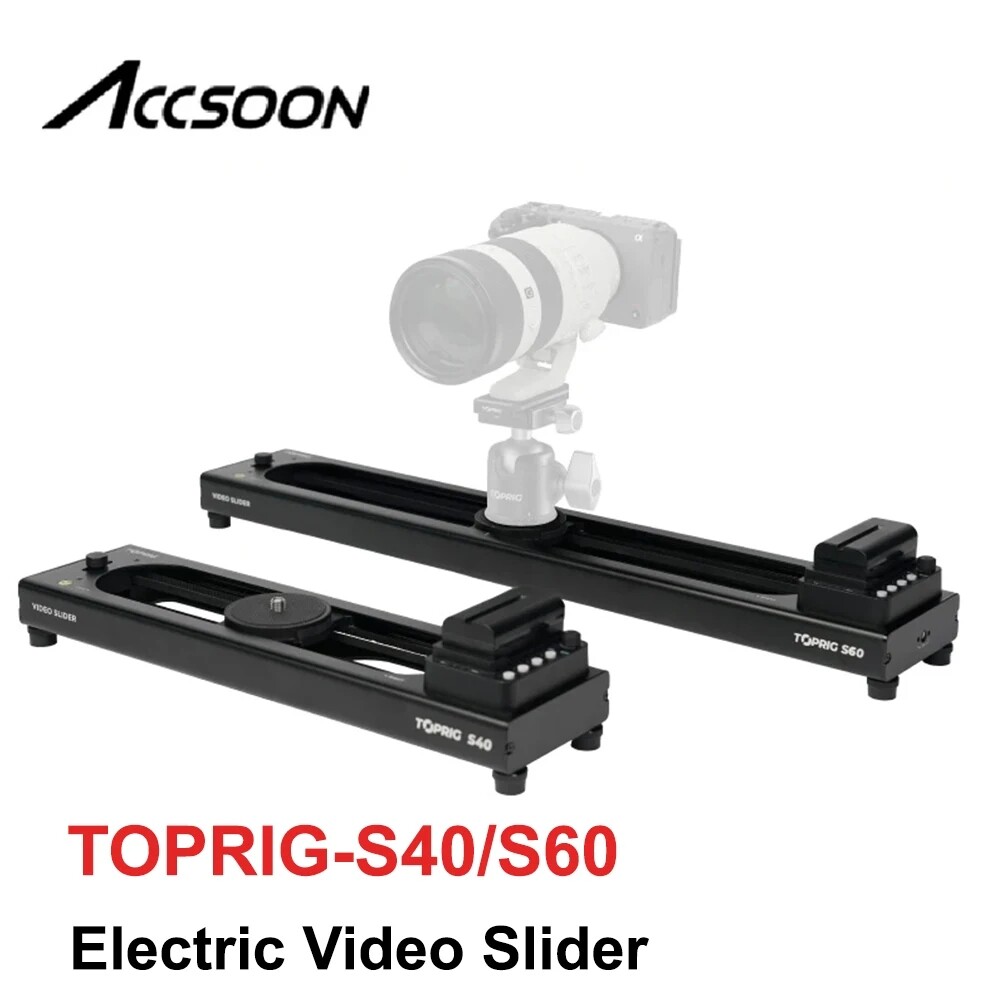 Accsoon Toprig S40 Motorized Camera Slider 40cm App Wireless Control Track Rail