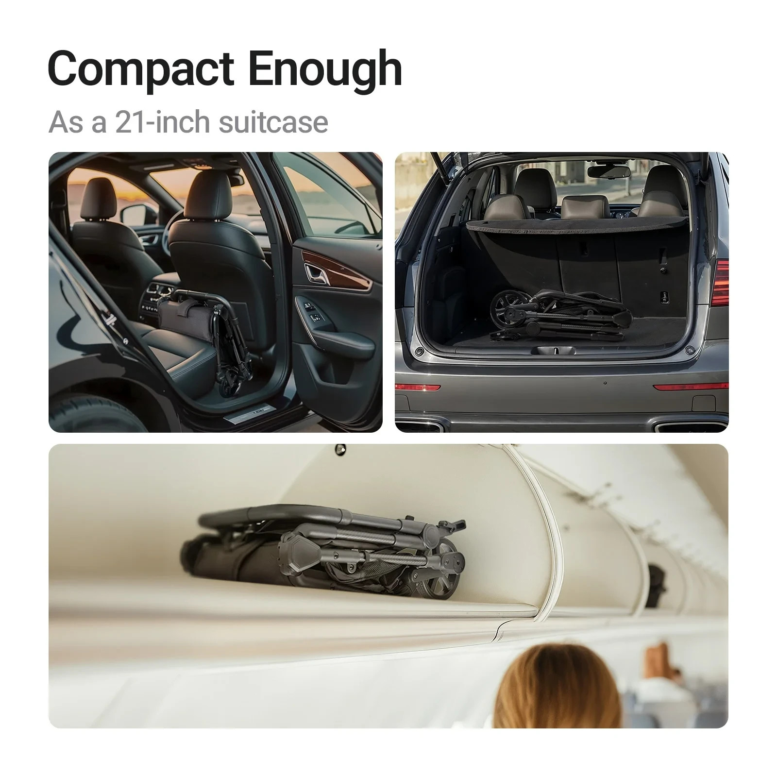 MAMAZING Baby Stroller Lightweight One-Hand Fold Travel Compact Carbon Fiber