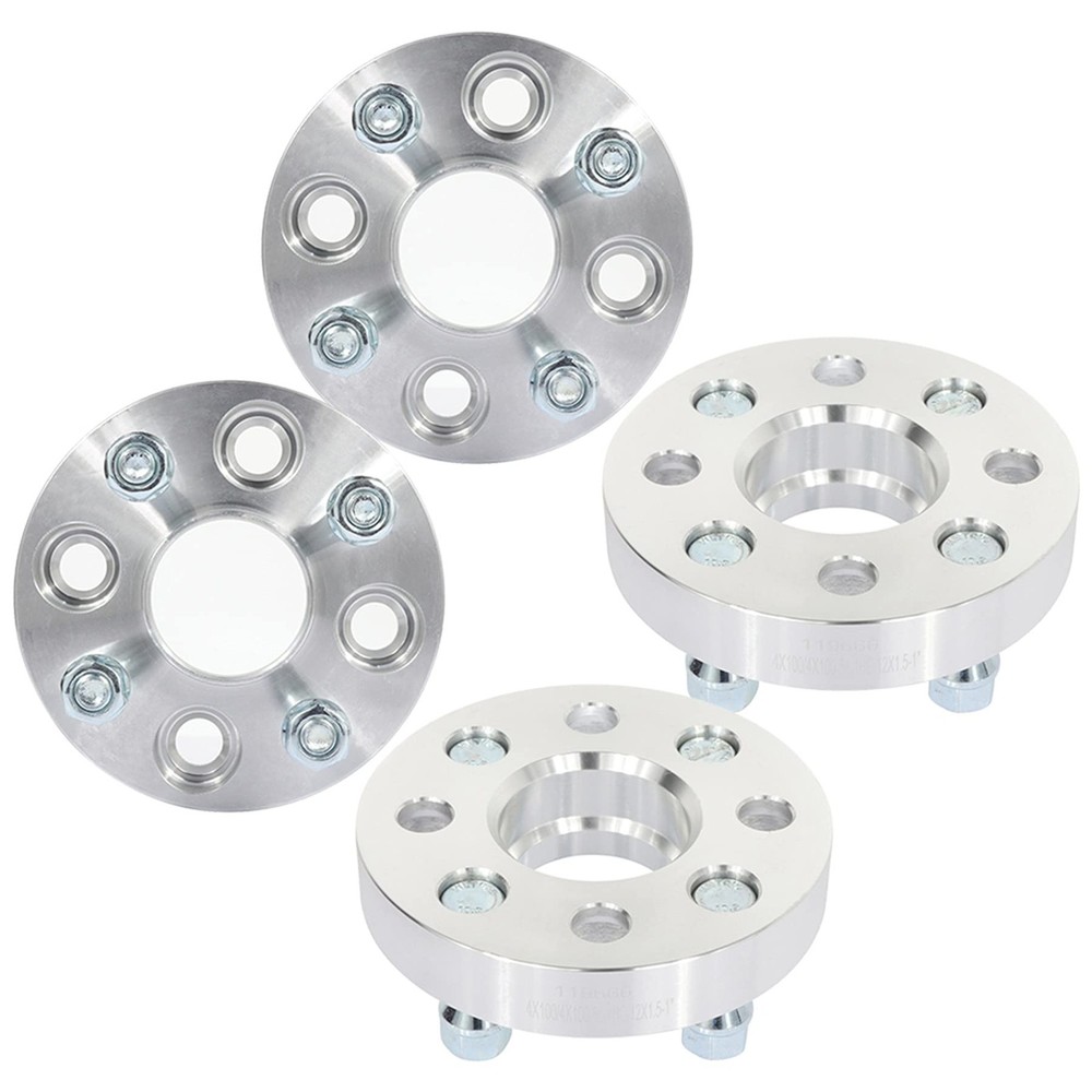 1 Inch Hubcentric Wheel Spacers Adapters 4x100 Bolt Pattern
