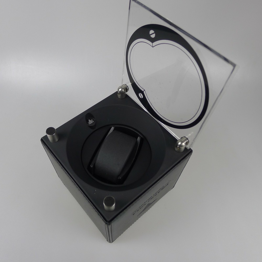 Franc Vila Black Leather Watch Winding Box with Outer Box