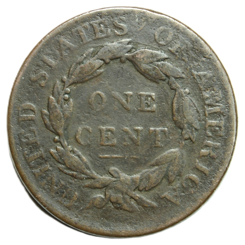 1818 1C BN Coronet Head Cent-SMH1031