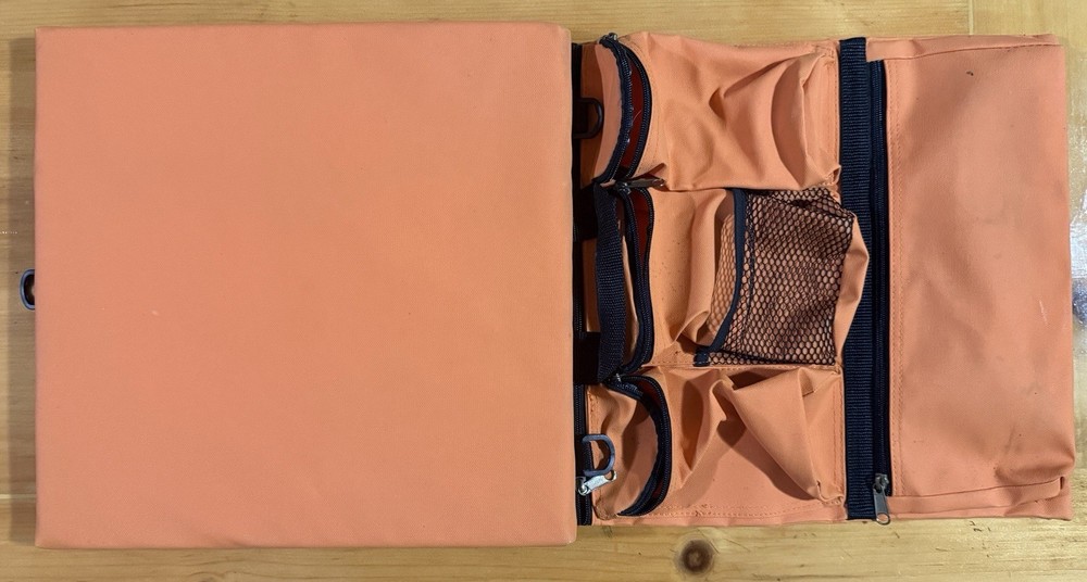 Vintage Stadium Seat Pad With Pockets