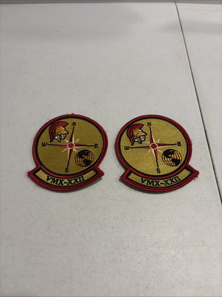 X2 USMC VMX-22 OPERATIONAL TEST EVALUATION SQUADRON PATCH MV22 OSPREY YUMA ARG
