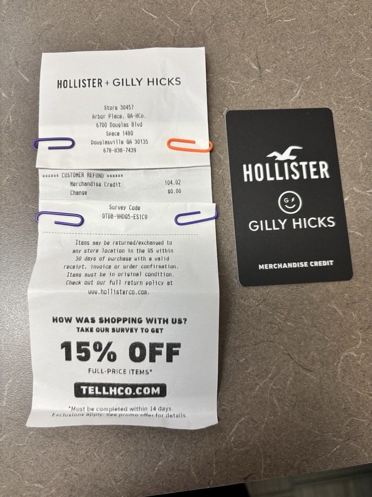 hollister gift card