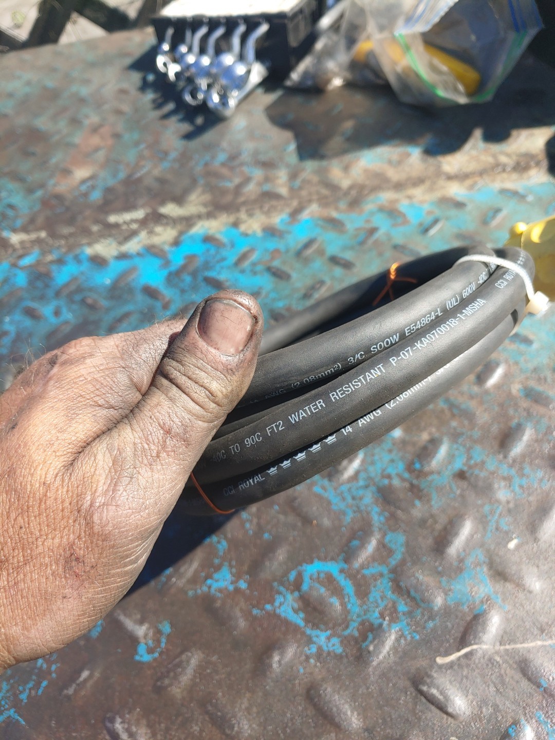 BLACK & DECKER No. 4277, 6" STRAIGHT DIE GRINDER, USA, SERVICED.