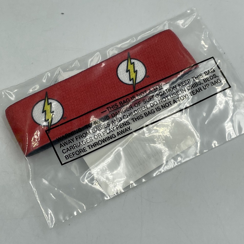 The Flash • Elasticated Wristband • Officially Licensed • DC Comics • New