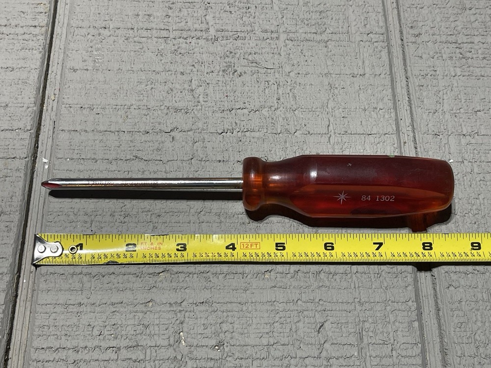 VINTAGE * 84 1302 Screwdriver #2X4” Flathead