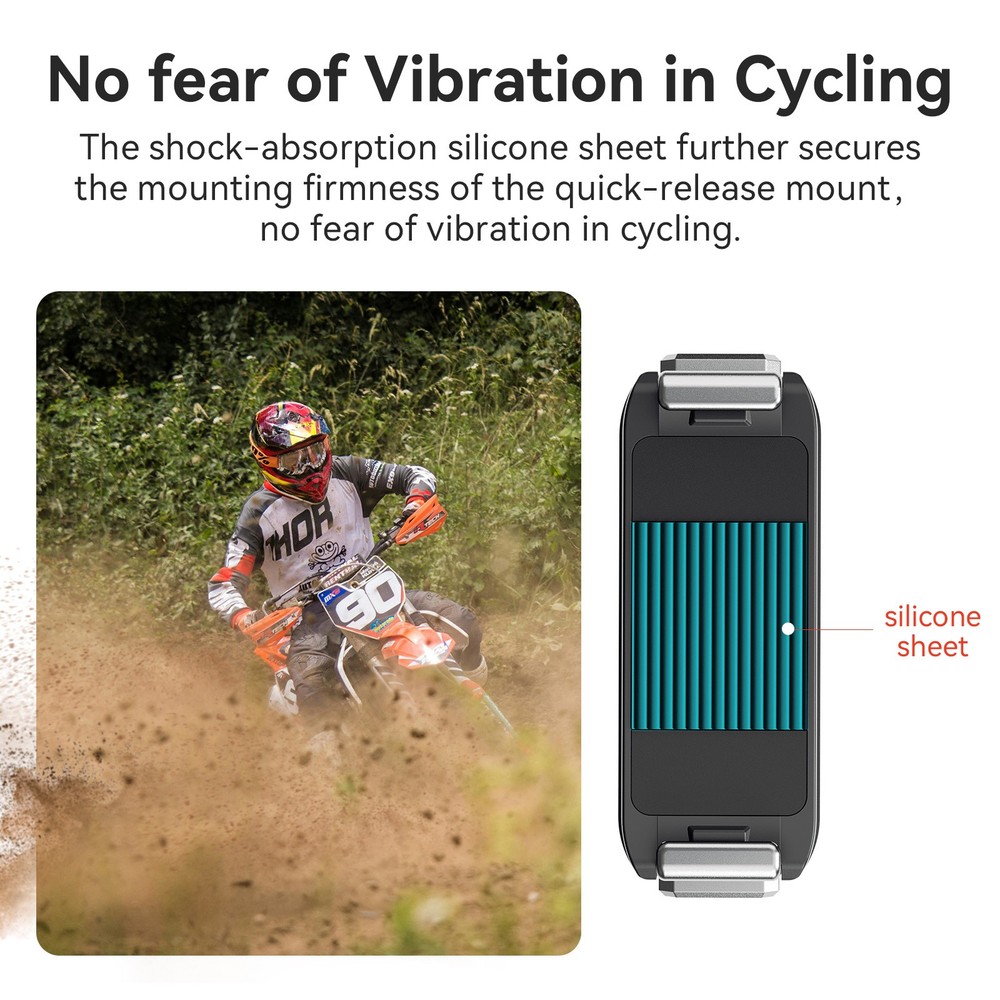 Metal Quick Release Mount Dual Interface Base for DJI Osmo 360/Action5/4/3