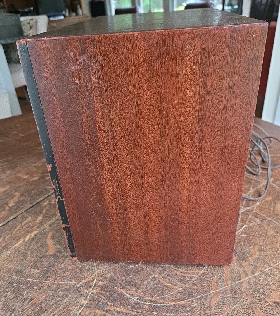 Vintage MCM Sparton Model 121 AM/FM Band Tube Radio Working!