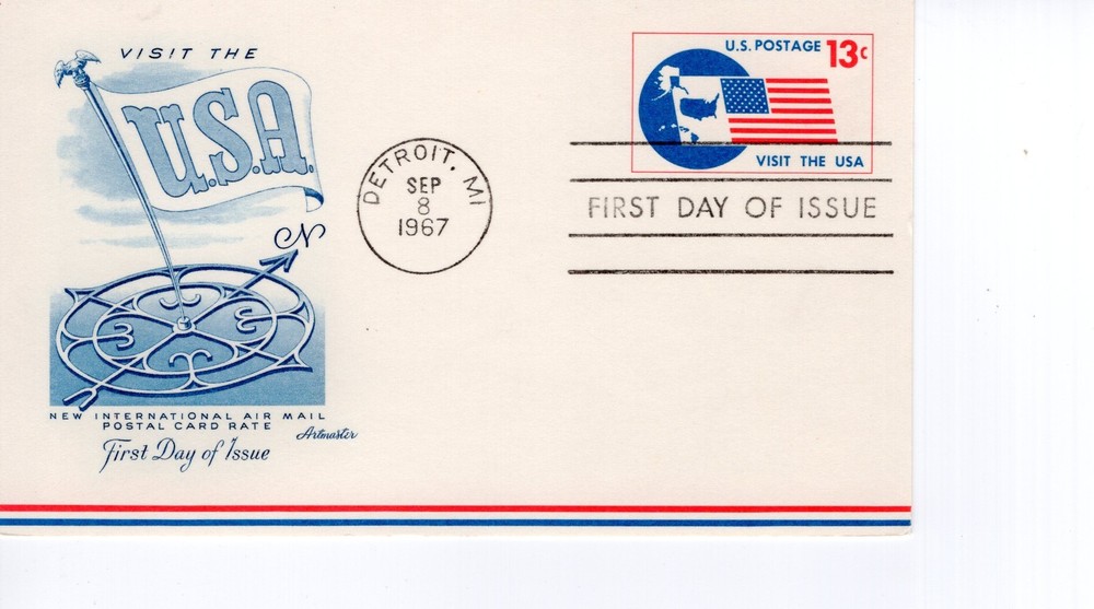 VISIT THE USA - 1967 - DC2175
