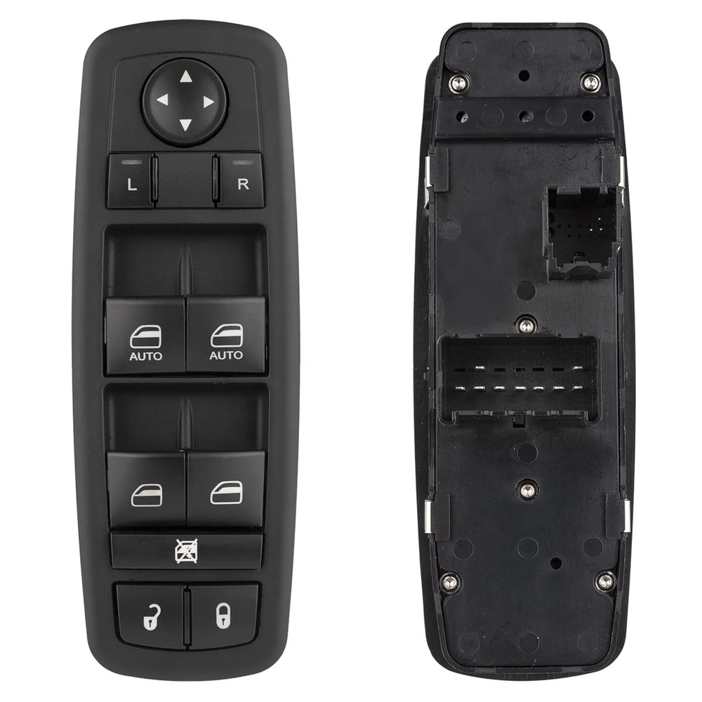 Master Power Window Switch Front Left Driver Side Fits 4602863AD/AB/AC, Black