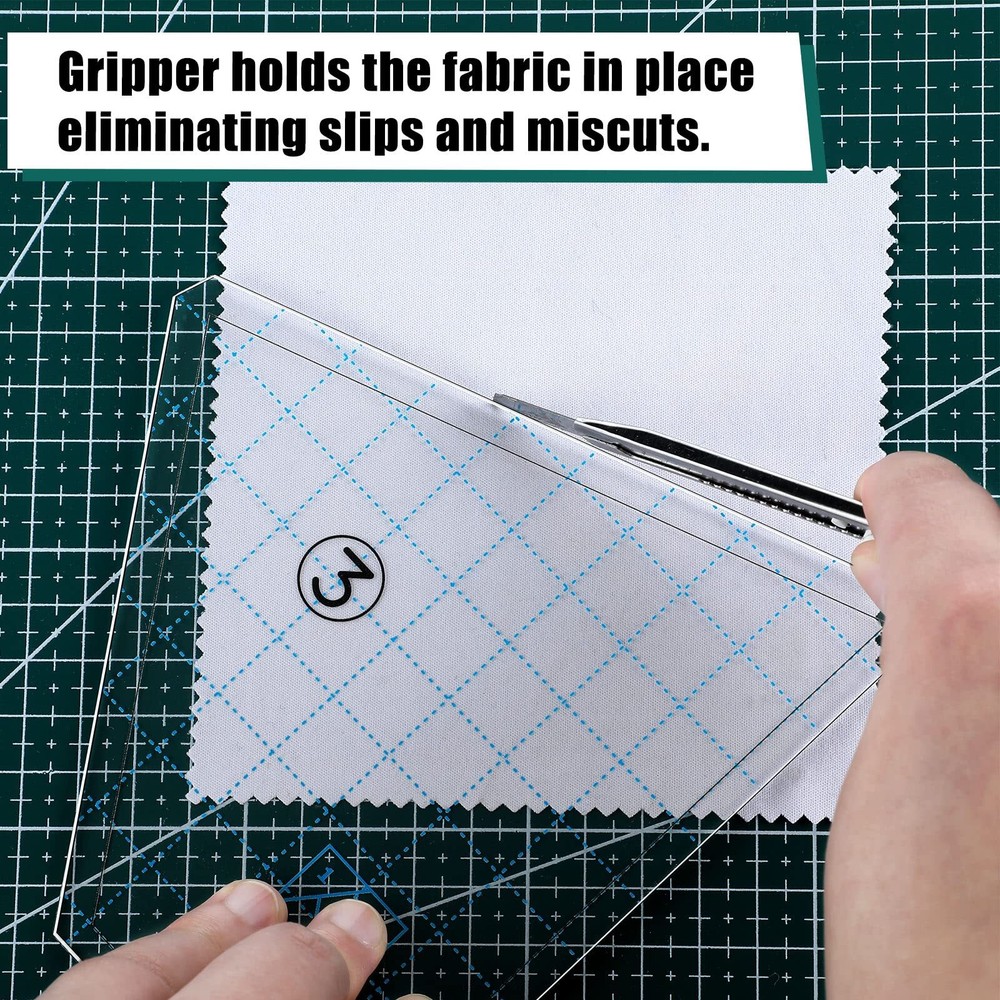 Quilting Templates Set Acrylic Cutting Stencils DIY Hand Patchwork Sewing