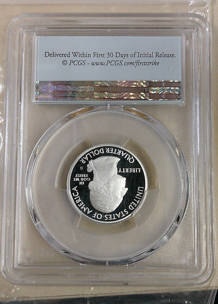 2020 S First Strike Silver 25C PCGS PR70DCAM Marsh-Bill-Rockefeller