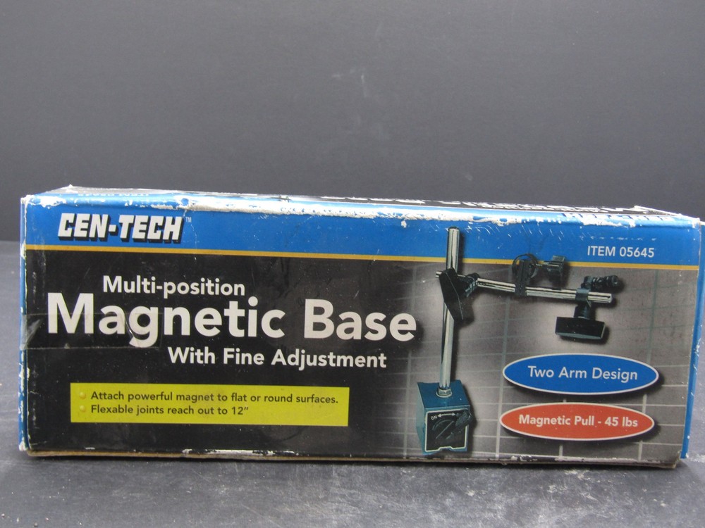 Cen-Tech Multi-Position Magnetic Base w/Fine Adjustment (Pre-Owned)