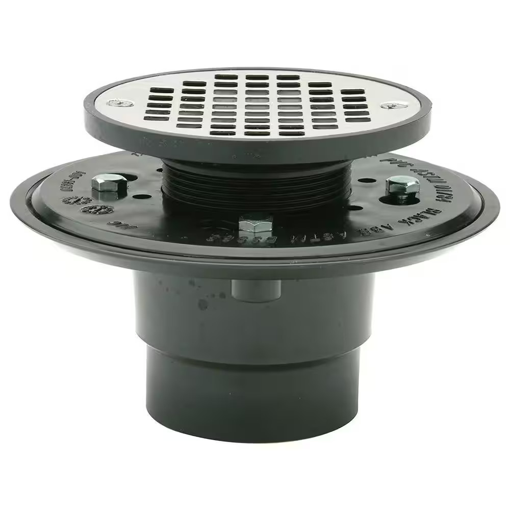 2 In. Shower Drain Chrome-Polished Strainer