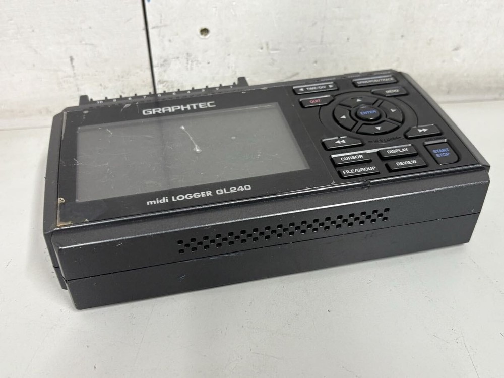 GRAPHTEC midi LOGGER GL240 Multi-Channel Data Logger