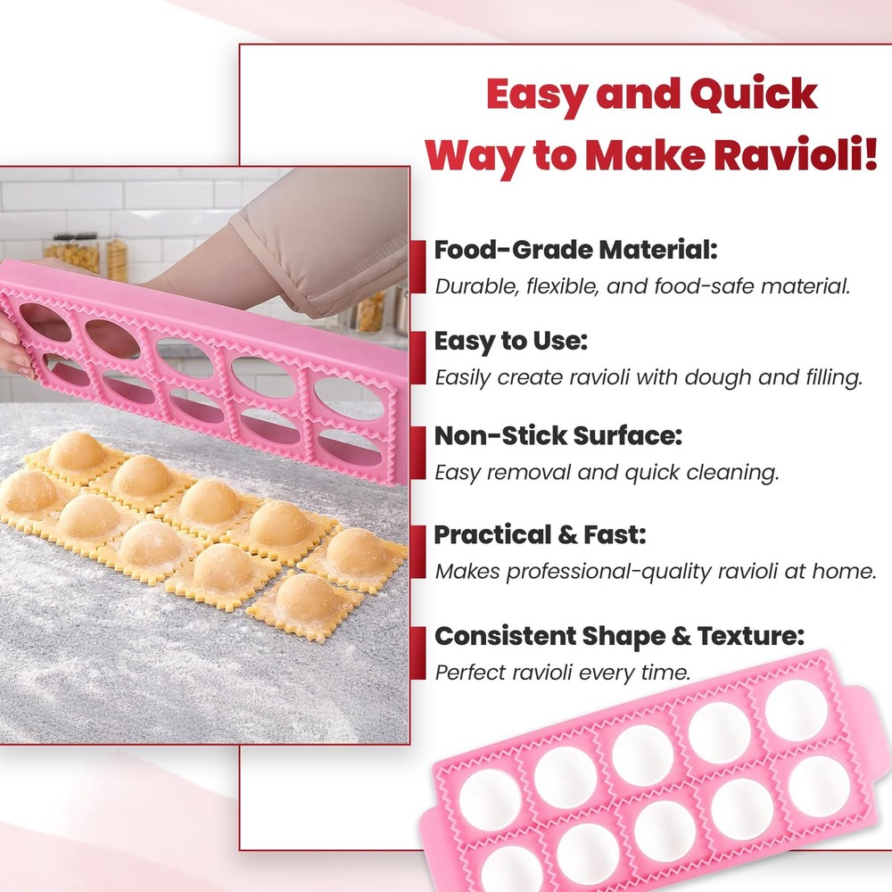 Pasta Making Tools Set 14 PCS, Pasta Maker Kit with Drying Rack, Ravioli Make...