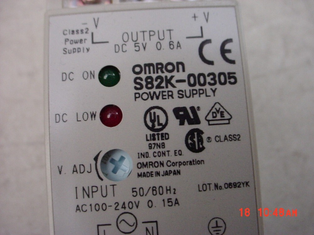Omron Power Supply S82K-00305