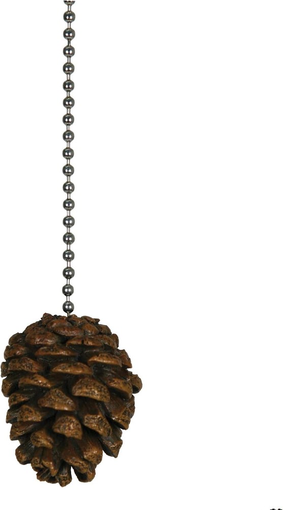 Vintage Ceiling Fan Pull Chain Extension with Pinecone Finial