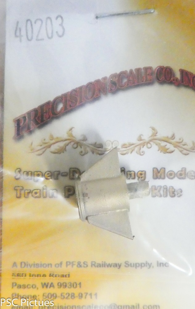 Precision Scale O #40203 Headlight w/Number Boards (Brass Casting)