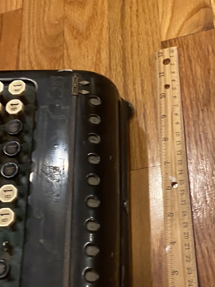VINTAGE ANTIQUE BURROUGHS ADDING MACHINE CALCULATOR