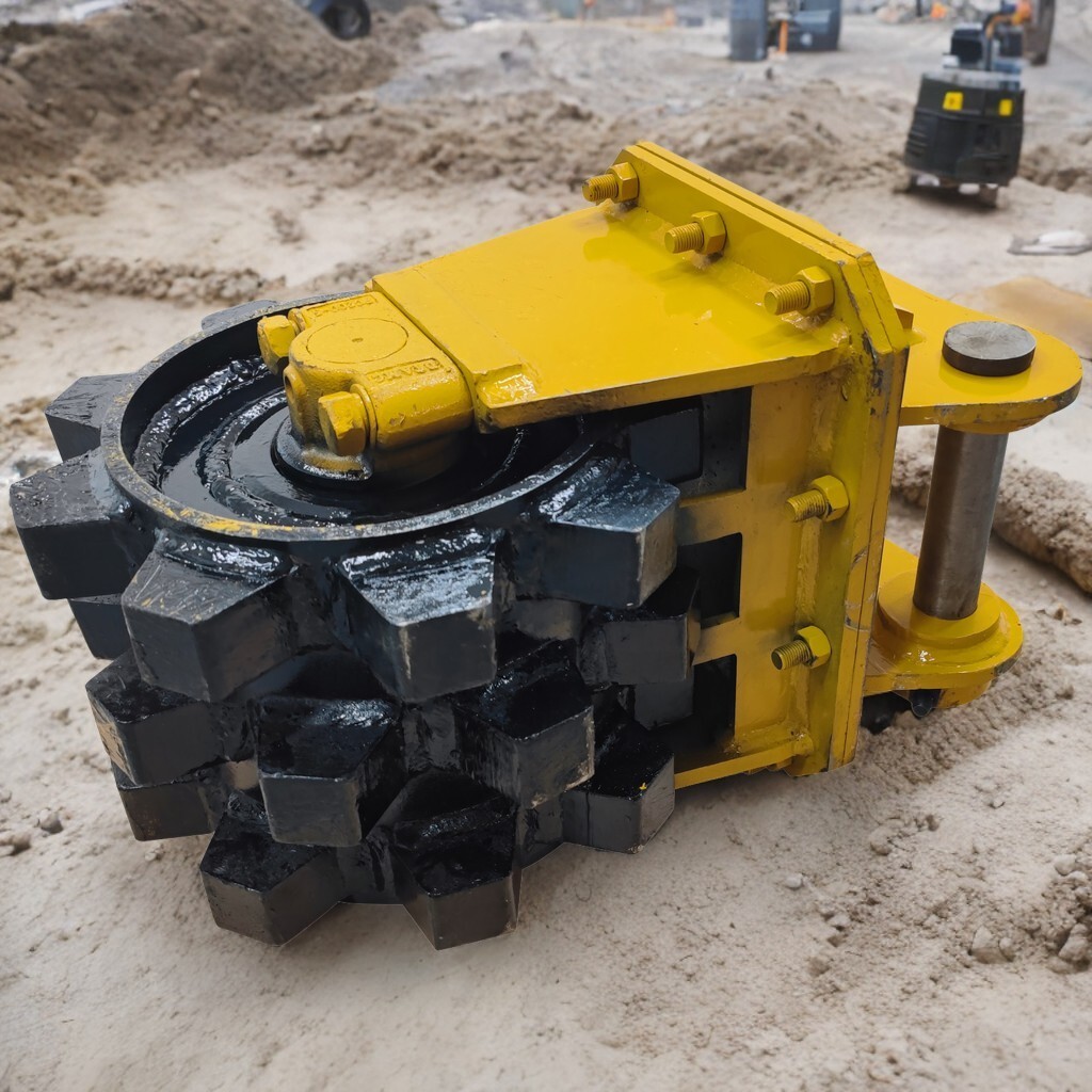 Compaction Wheel for 305 Small Excavator Attachment for Trench Compaction