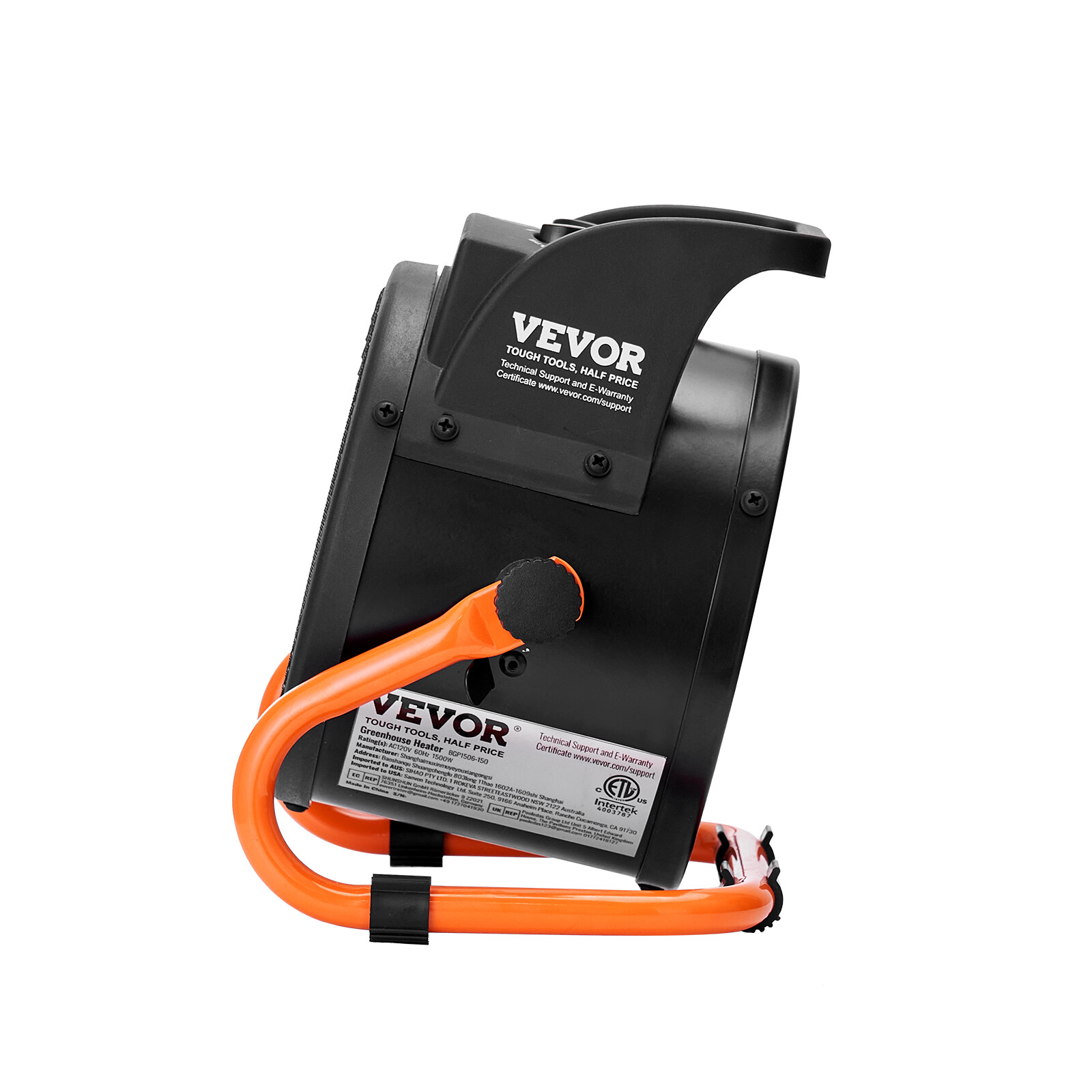 VEVOR Greenhouse Heater 1500W PTC Fast Heating Overheat Protection 3-Speed