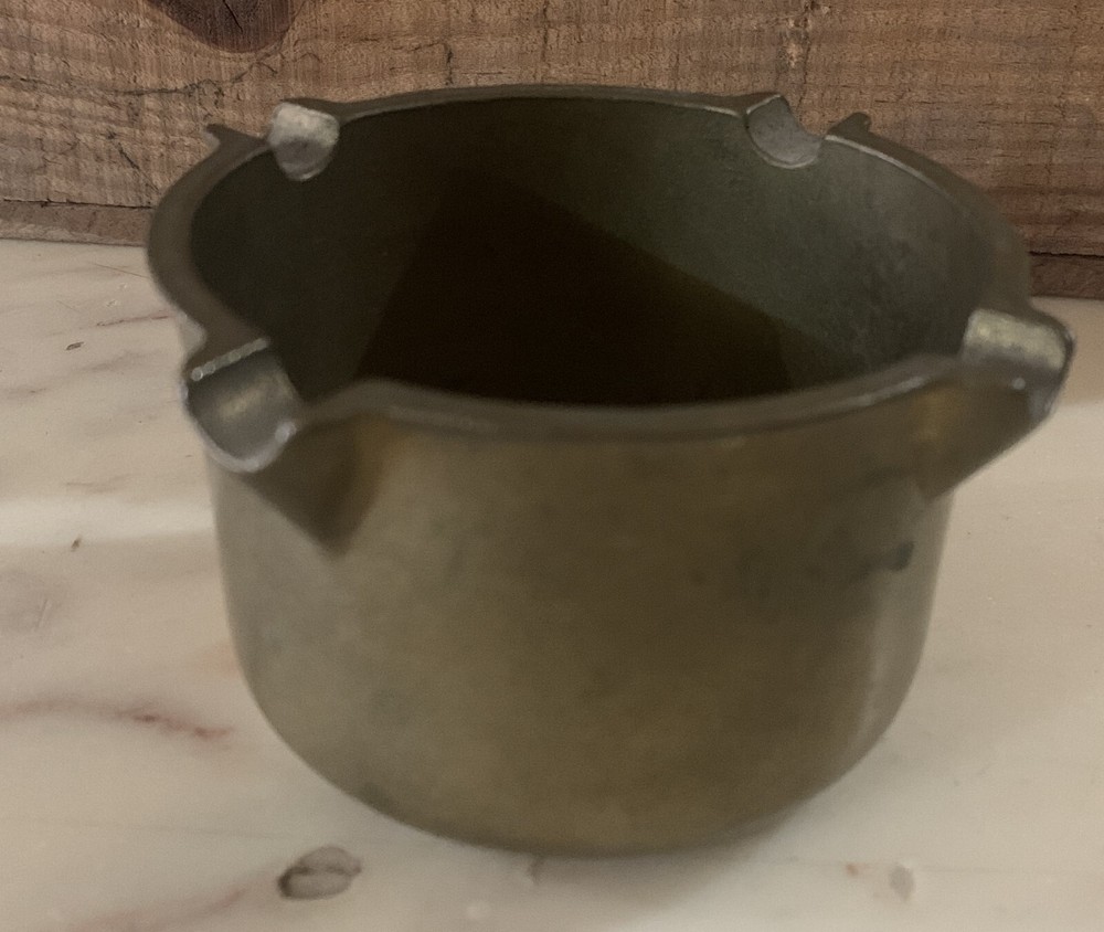 vintage BRASS ASHTRAY