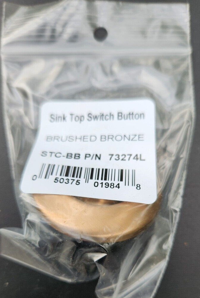 InSinkErator STC-BB Push SinkTop Switch Button, Brushed Bronze