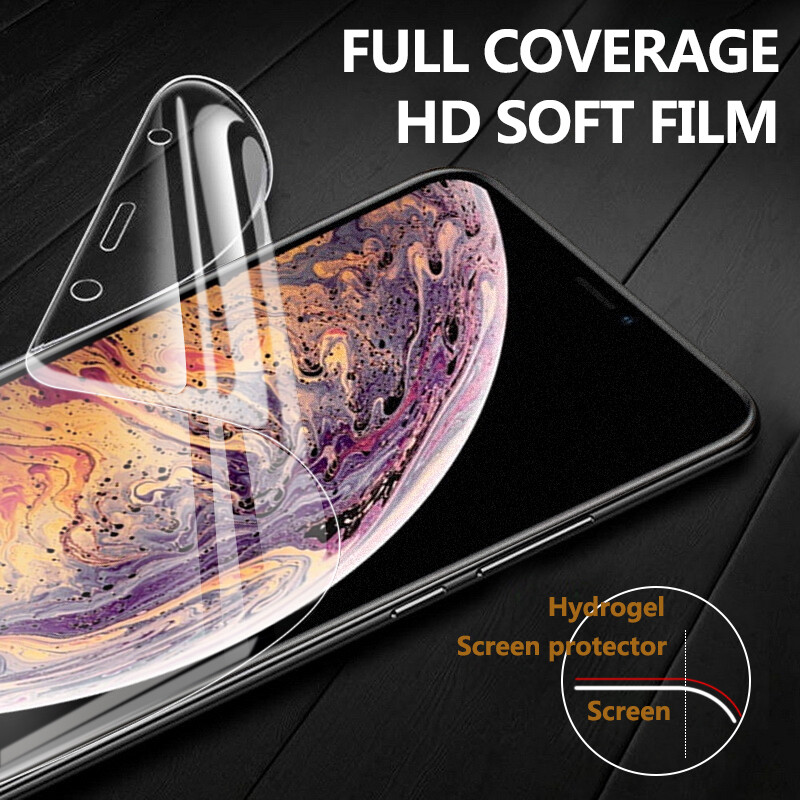 Matte Hydrogel Full Coverage Screen Protector For iPhone 15 14 Pro For Samsung