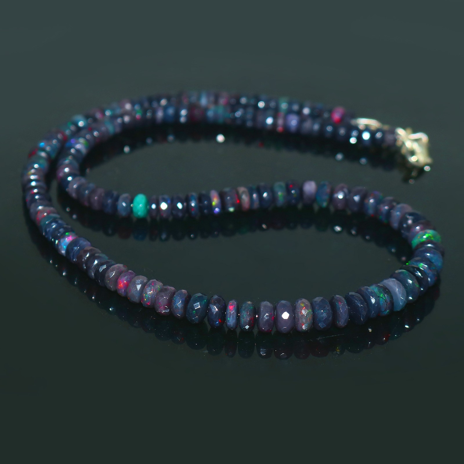 Natural Opal Bead Blue opal beads Rondelle Opal Gift for friend 7233