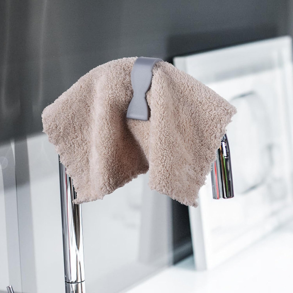 Towel Clips for Kitchen (4 Pack) - Keeps Towel from Falling - Suitable for Kitch